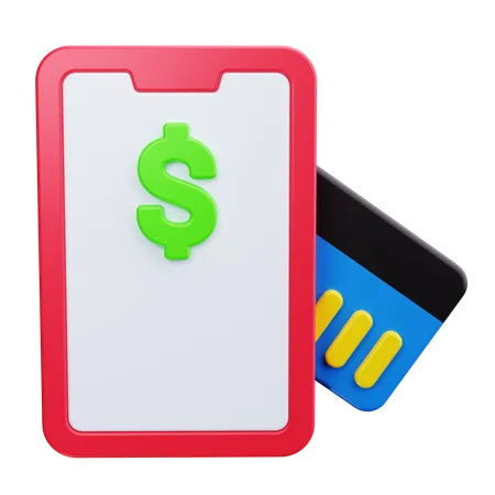 Mobile Payment  3D Icon