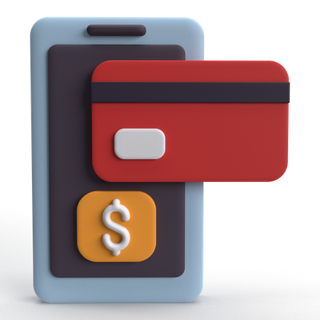 Mobile Payment  3D Icon