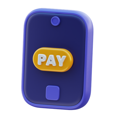 Mobile Payment  3D Icon