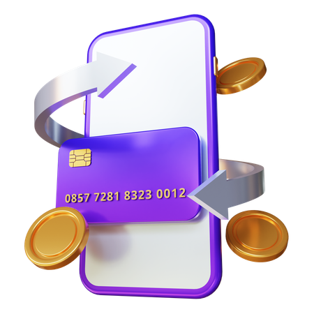 Mobile Payment  3D Icon