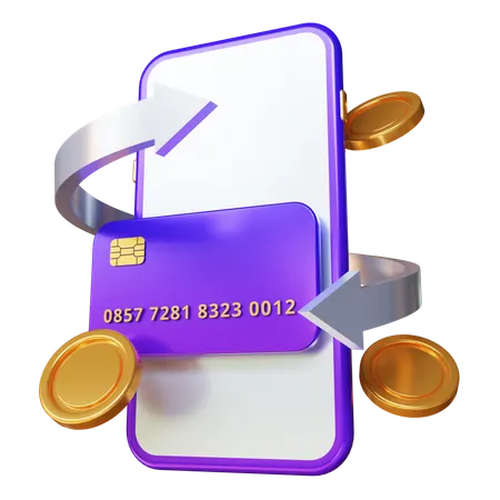 Mobile Payment  3D Icon
