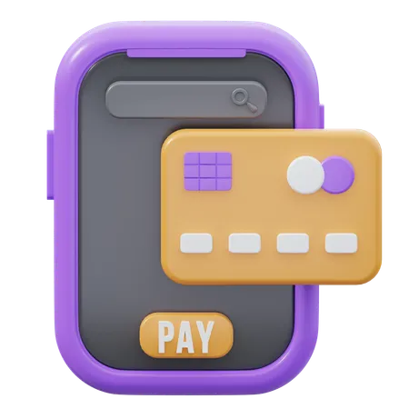 Mobile Payment  3D Icon