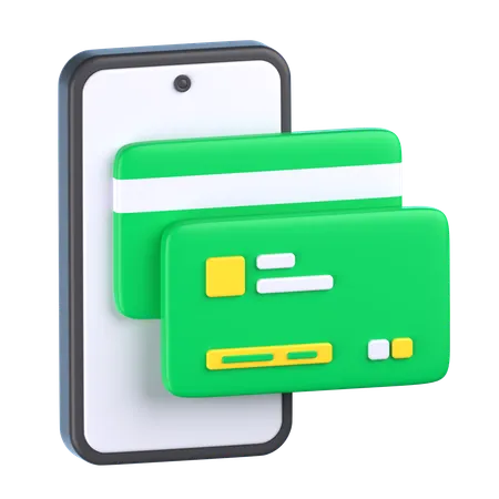 Mobile Payment  3D Icon