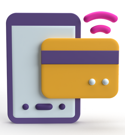 Mobile Payment  3D Icon