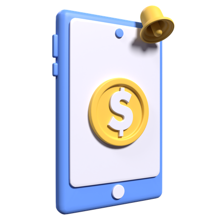 Mobile Payment  3D Icon