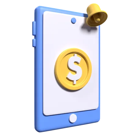 Mobile Payment  3D Icon