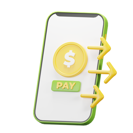 Mobile Payment  3D Icon