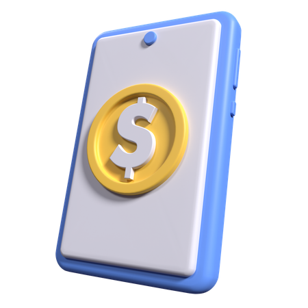 Mobile Payment  3D Icon