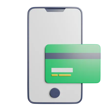 Mobile Payment  3D Icon