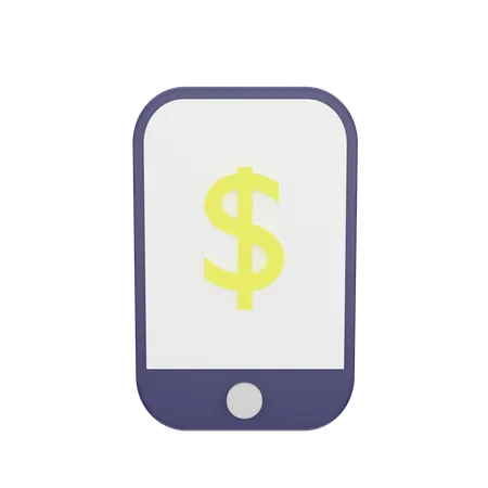 Mobile Payment  3D Icon