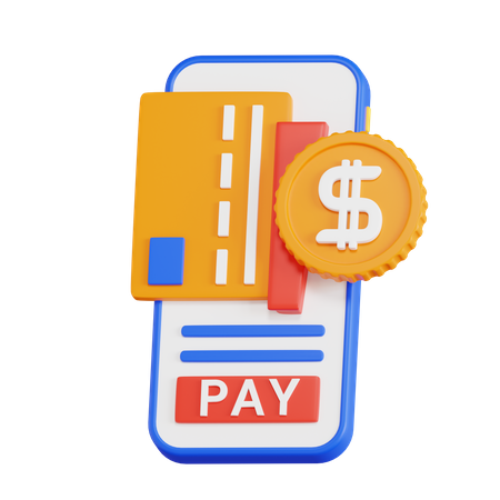 Mobile Payment  3D Icon