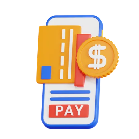 Mobile Payment  3D Icon