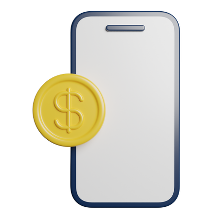 Mobile Payment  3D Icon