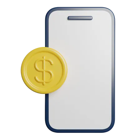 Mobile Payment  3D Icon