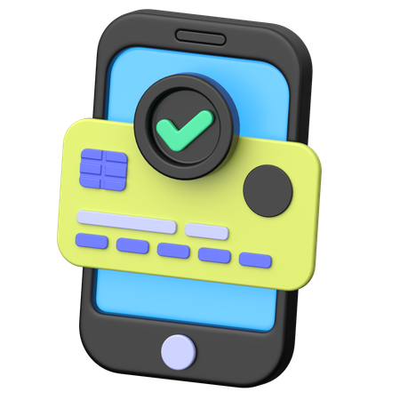 Mobile Payment  3D Icon