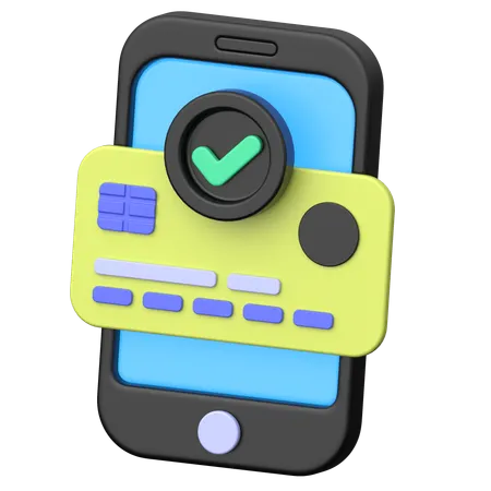 Mobile Payment  3D Icon