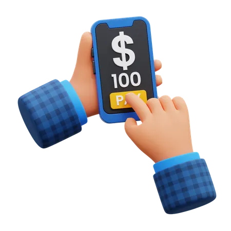 Mobile Payment  3D Icon