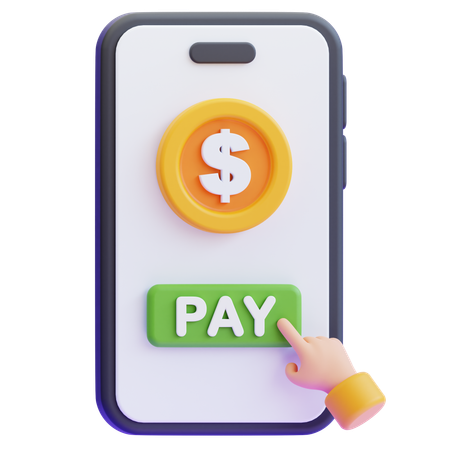 Mobile Payment  3D Icon