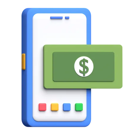 Mobile Payment  3D Icon