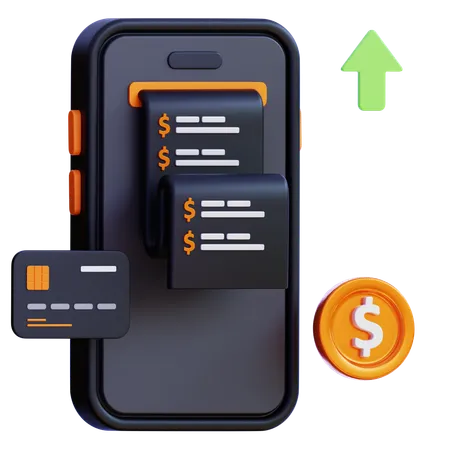 Mobile Payment  3D Icon