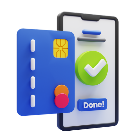 Mobile Payment  3D Icon