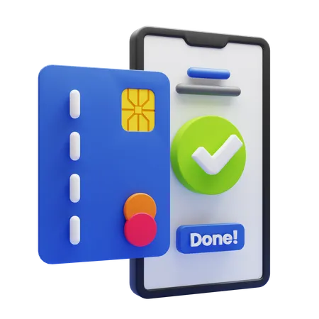 Mobile Payment  3D Icon