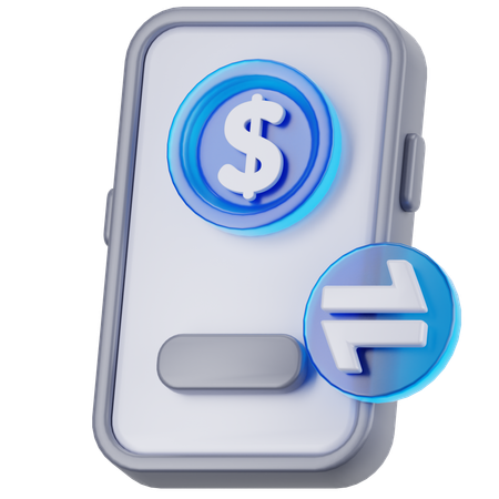 Mobile Payment  3D Icon