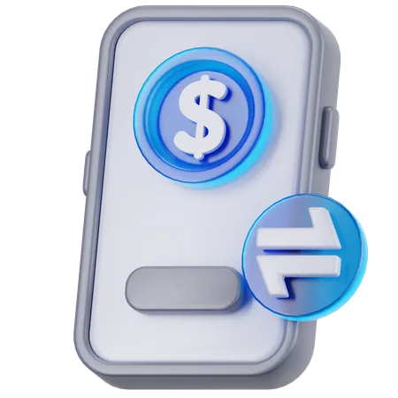 Mobile Payment  3D Icon