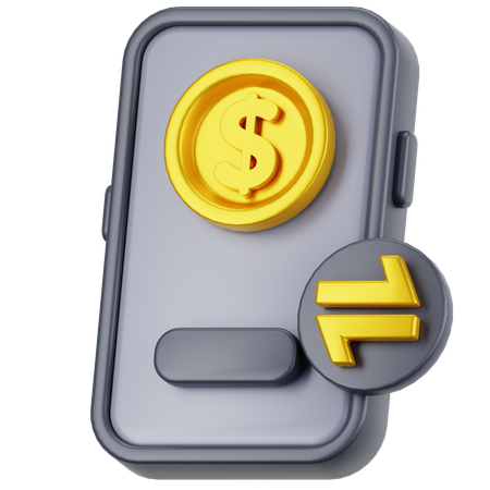 Mobile Payment  3D Icon