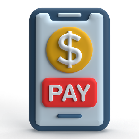 Mobile Payment  3D Icon