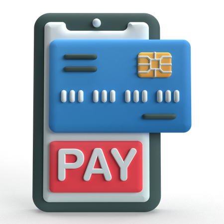 Mobile Payment  3D Icon