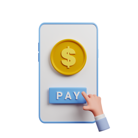 Mobile Payment  3D Icon