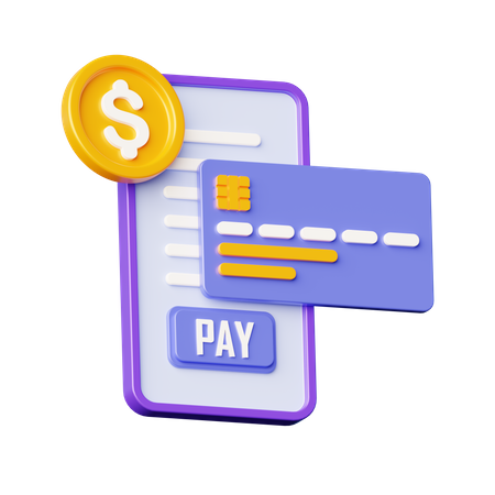 Mobile Payment  3D Icon