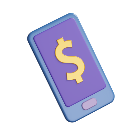 Mobile Payment  3D Illustration