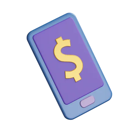 Mobile Payment  3D Illustration