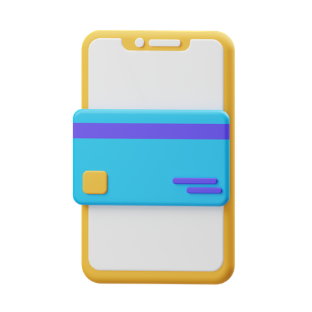 Mobile Payment  3D Illustration