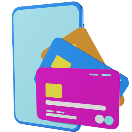 Mobile Payment  3D Illustration