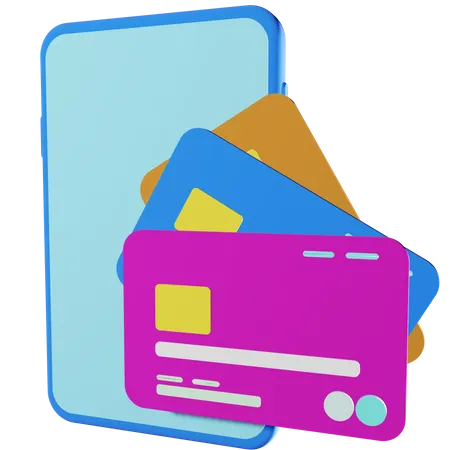 Mobile Payment  3D Illustration