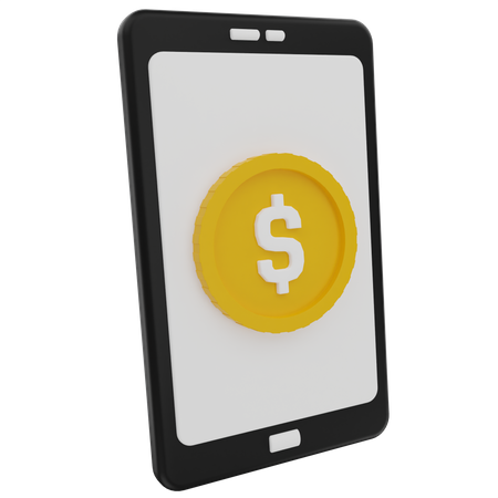 Mobile Payment  3D Illustration