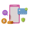 3d mobile-payment logo