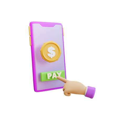 Mobile Payment 3D Icon
