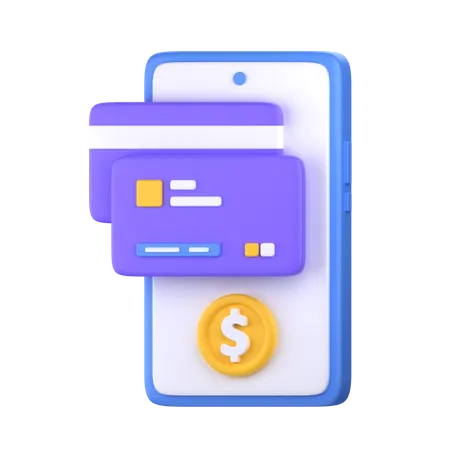 Mobile Payment 3 D Icon Perfect For Finance Element 3D Icon