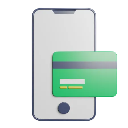 Mobile Payment Banking 3D Icon