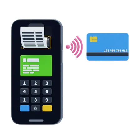 Mobile Payments  3D Icon