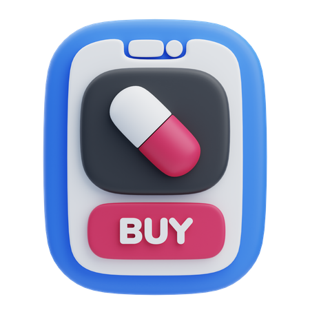 Mobile Pharmacy  3D Icon