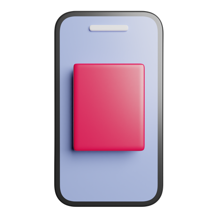 휴대전화  3D Icon