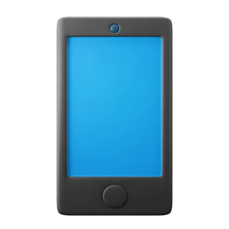 Mobile Phone Cute Minimal 3 D Icon Illustration 3D Icon