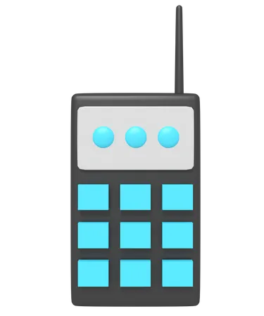 Keypad Mode Cell Phone 3D Icon