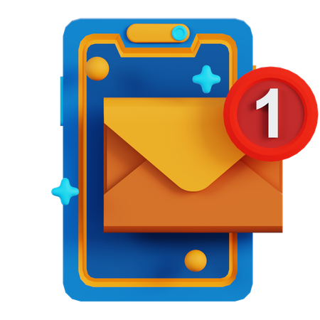 MOBILE  PHONE EMAIL  3D Icon