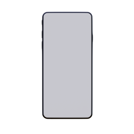 Mobile Phone Mockup  3D Icon